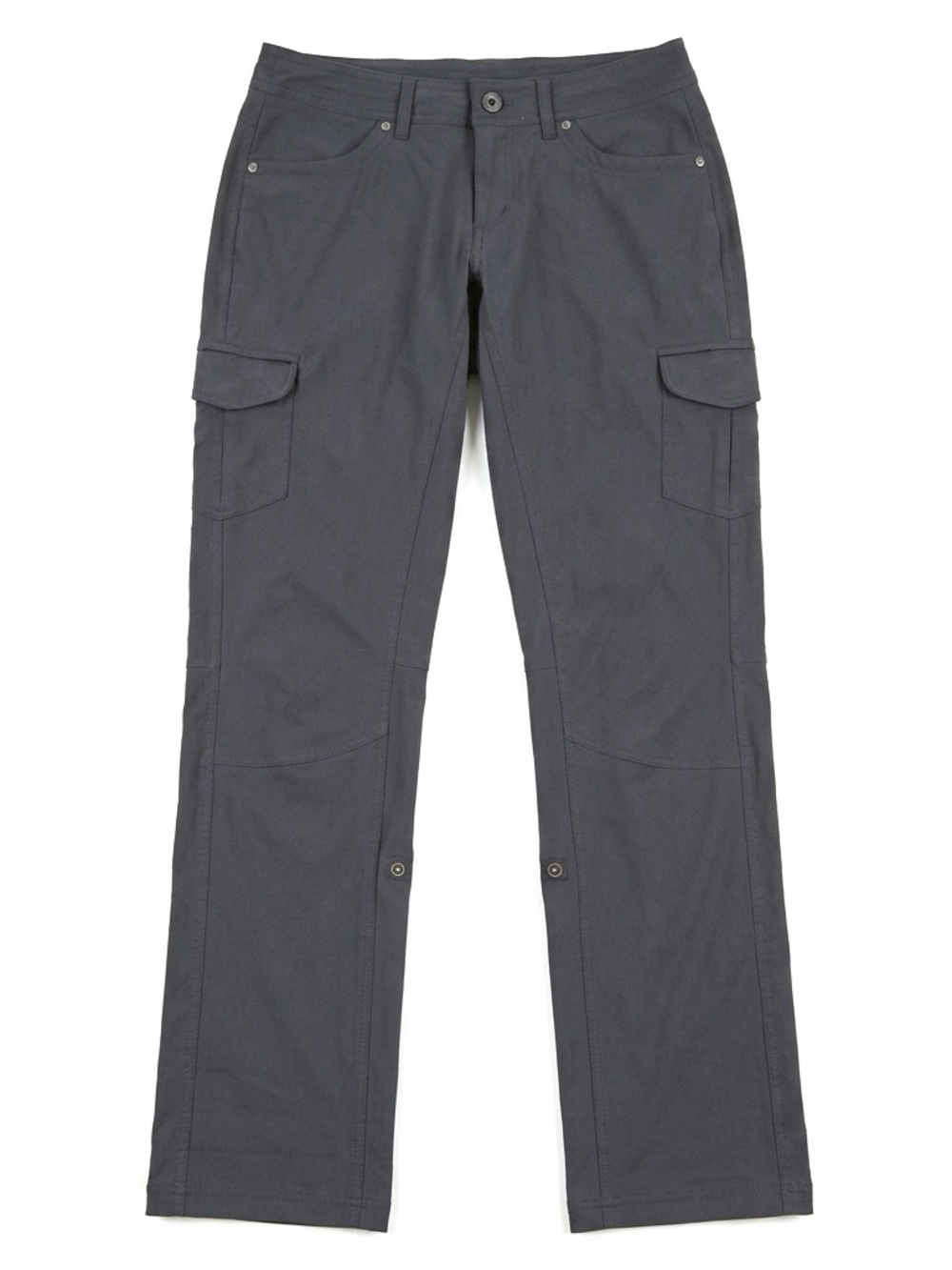 KÜHL Gray Roll Up Cargo Hiking Trail Pants Women 6 Reg Outdoor Utility Gorpcore